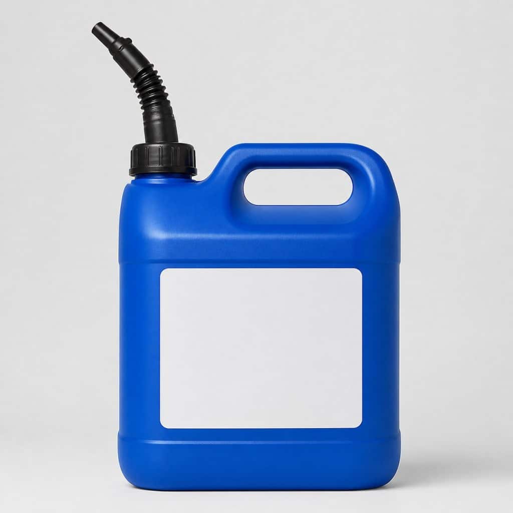 Bidon AdBlue bleu de 5 litres avec bec verseur