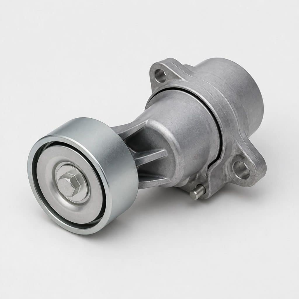 Tendeur hydraulique de courroie d'accessoires présenté seul sur fond neutre